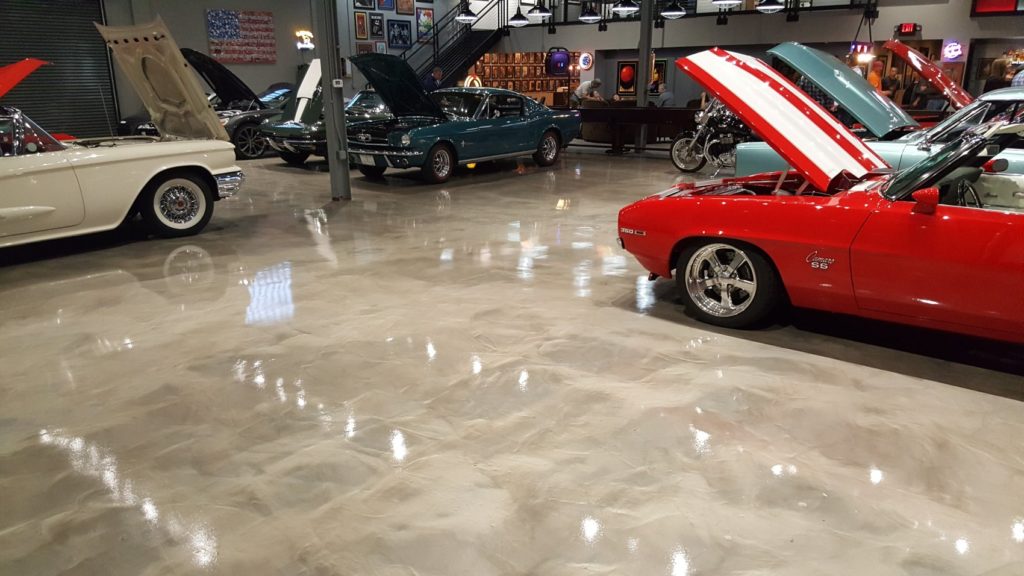 Showroom Custom Epoxy Flooring